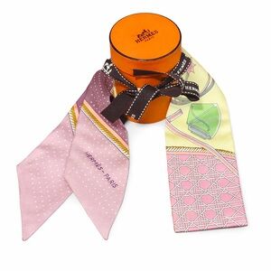 Hermes Women’s Purple Twilly Bandeux Headband Silk Scarf